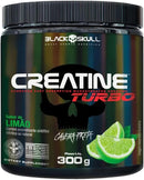 Creatine Turbo BlackSkull - Creatina Monohidratada em pó, com carboidrato para melhor absorção e performance (300g)