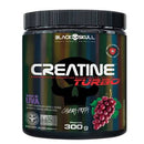 Creatine Turbo BlackSkull - Creatina Monohidratada em pó, com carboidrato para melhor absorção e performance (300g)